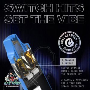 Cookies 2G Dual THC Vapes Disposables | Dual-Chamber Design