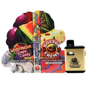 Dual THC Vapes with Flavor Labels