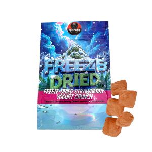 THC strawberry yogurt snack