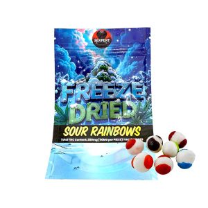 THC-infused sour rainbow candies